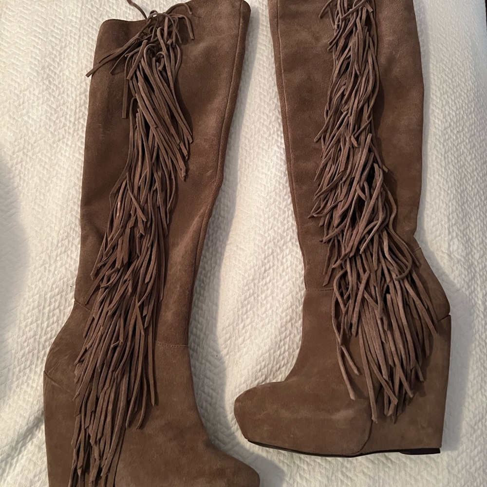Steve Madden Fringe Boots